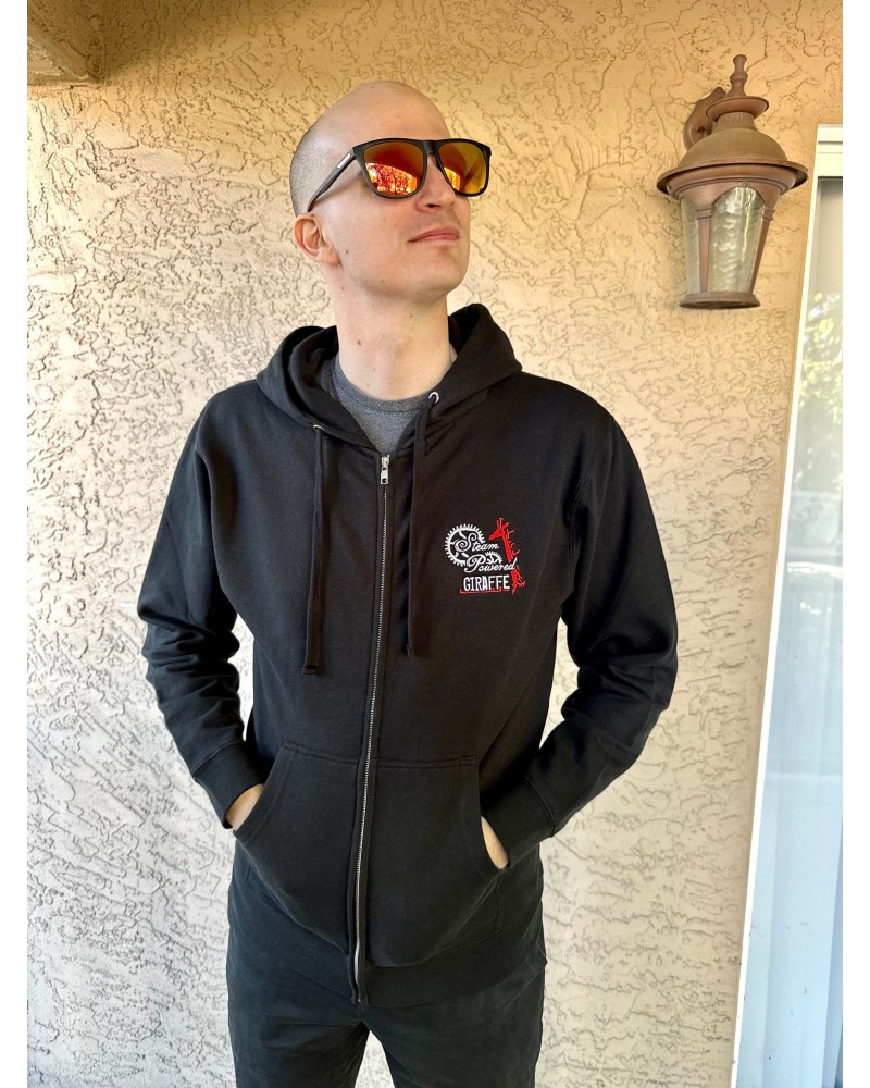 Steam Powered Giraffe SPG Logo Zip-Up Hoodie $21.50 Sweatshirts