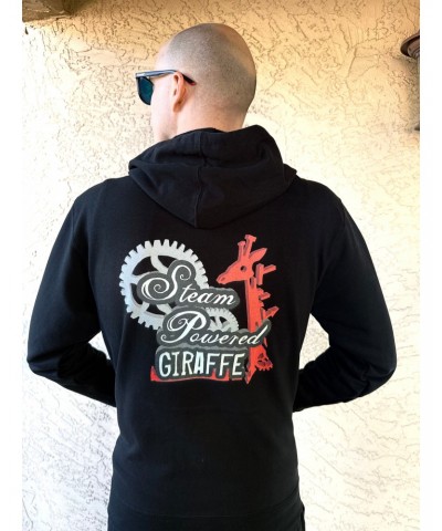 Steam Powered Giraffe SPG Logo Zip-Up Hoodie $21.50 Sweatshirts