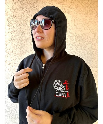 Steam Powered Giraffe SPG Logo Zip-Up Hoodie $21.50 Sweatshirts