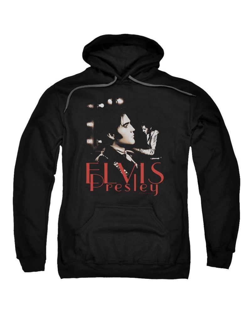 Elvis Presley Hoodie | MEMORIES Pull-Over Sweatshirt $15.68 Sweatshirts