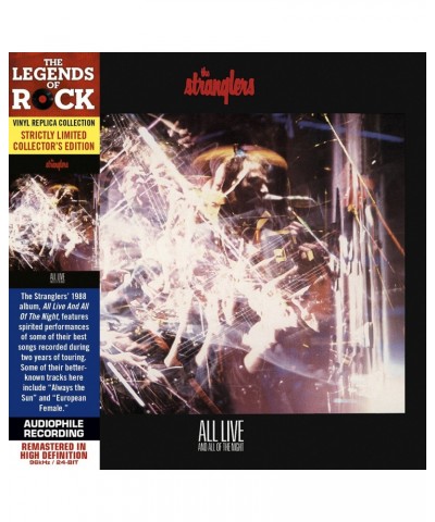 The Stranglers ALL LIVE & ALL OF THE NIGHT CD $2.70 CD