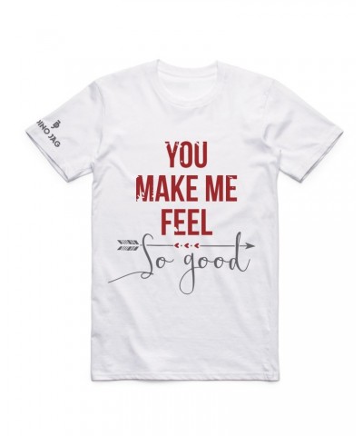 Dino Jag You Make Me Feel So Good' White Tee $11.02 Shirts