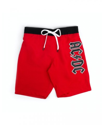 AC/DC Black Logo Red Board Shorts $4.00 Shorts