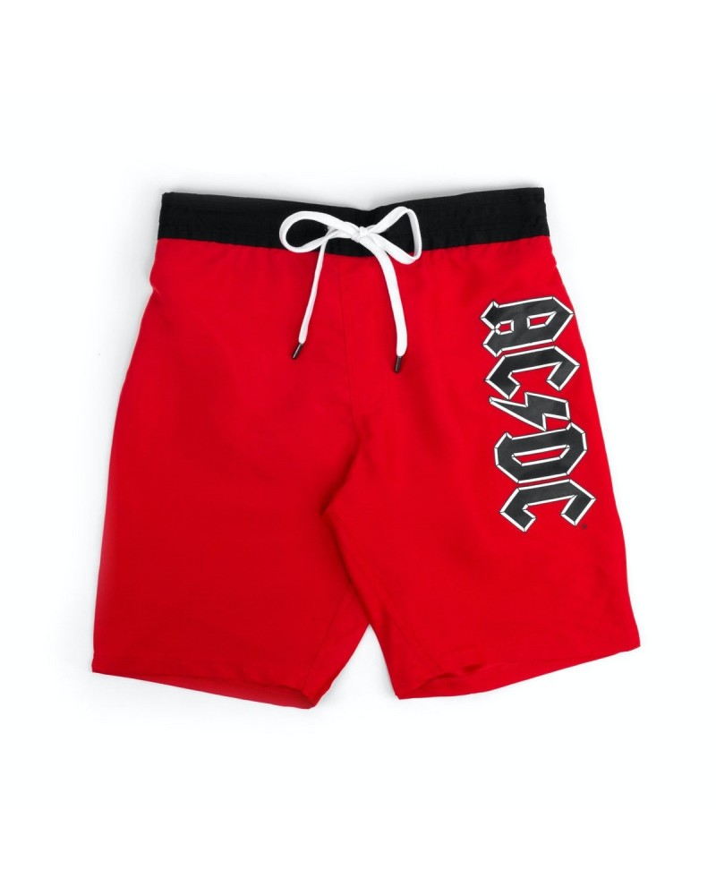 AC/DC Black Logo Red Board Shorts $4.00 Shorts