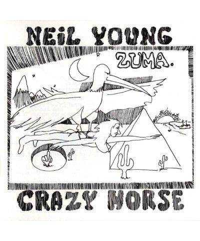 Neil Young Zuma Vinyl Record $15.75 Vinyl