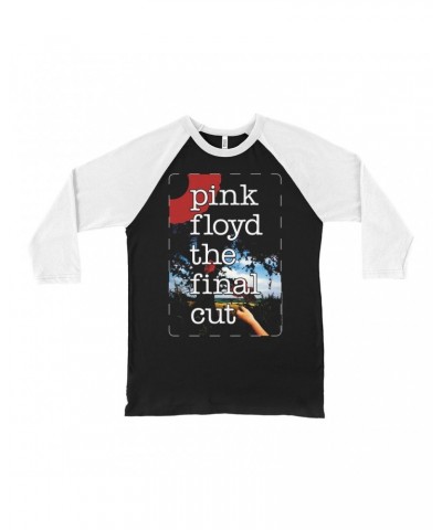 Pink Floyd 3/4 Sleeve Baseball Tee | The Final Cut Album Image Shirt $10.78 Shirts