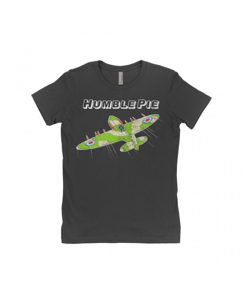 Humble Pie Ladies' Boyfriend T-Shirt | On To Victory Plane Shirt $9.48 Shirts