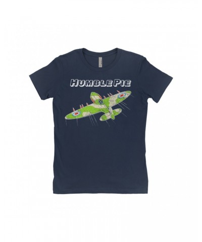 Humble Pie Ladies' Boyfriend T-Shirt | On To Victory Plane Shirt $9.48 Shirts