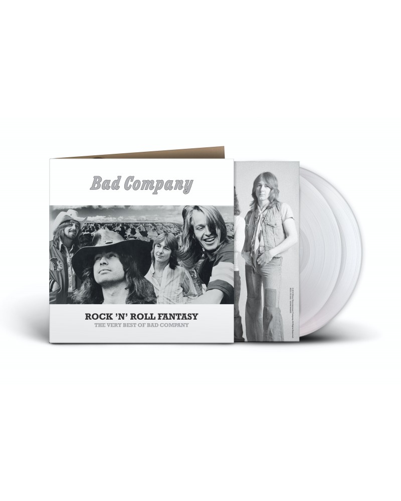 Bad Company Rock 'N' Roll Fantasy: Very Best Of (2LP Clear Vinyl) $13.64 Vinyl