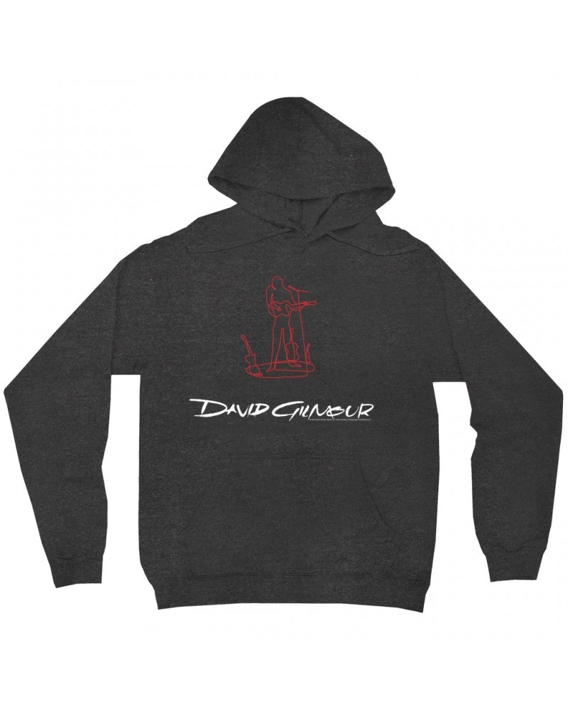 David Gilmour Hoodie | Sketch Logo Hoodie $17.98 Sweatshirts