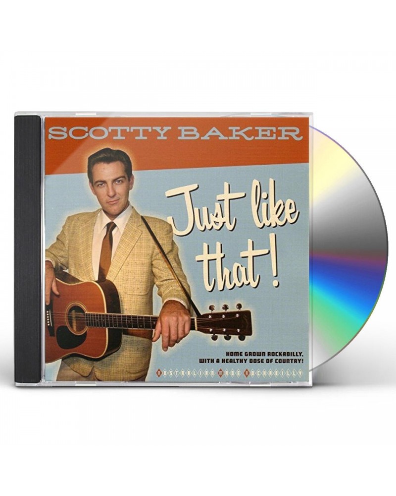 Scotty Baker JUST LIKE THAT CD $7.99 CD