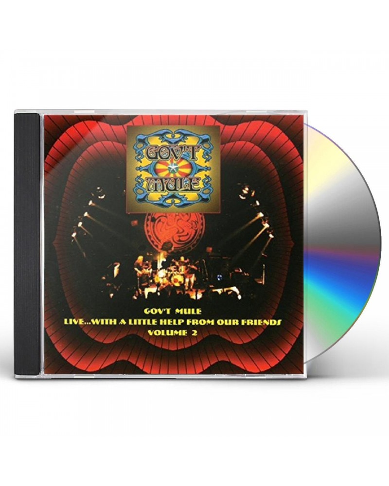 Gov't Mule LIVE WITH A LITTLE HELP FROM OUR FRIENDS 2 CD $6.43 CD