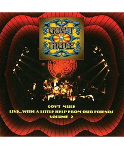 Gov't Mule LIVE WITH A LITTLE HELP FROM OUR FRIENDS 2 CD $6.43 CD