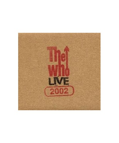 The Who LIVE: GRAND RAPIDS MI 8/27/02 CD $4.25 CD