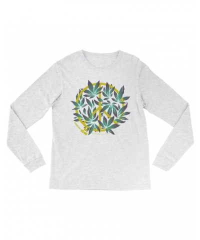 Woodstock Heather Long Sleeve Shirt | Peace Plant Shirt $12.88 Shirts