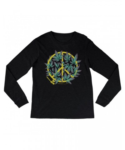 Woodstock Heather Long Sleeve Shirt | Peace Plant Shirt $12.88 Shirts