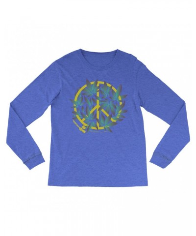 Woodstock Heather Long Sleeve Shirt | Peace Plant Shirt $12.88 Shirts