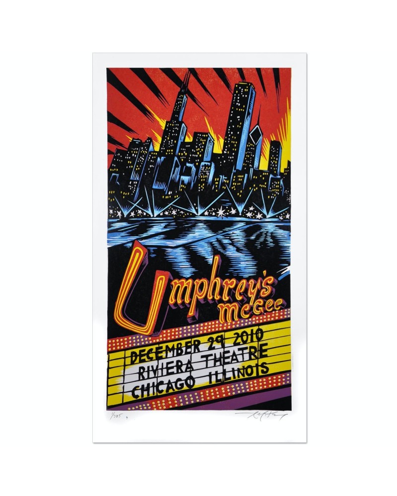 Umphrey's McGee 12/29/10 AJ Masthay Triptych Poster $7.60 Decor