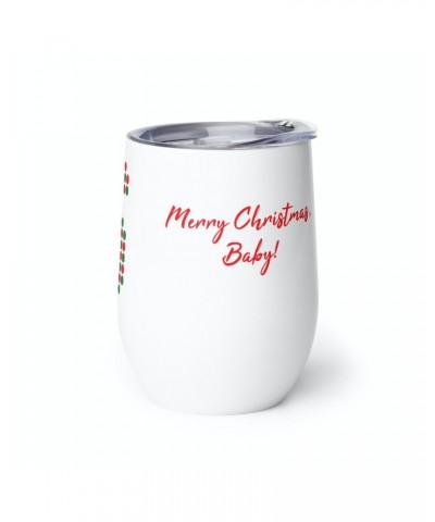 Elvis Presley Merry Christmas Baby! 12oz Wine Tumbler $12.42 Drinkware