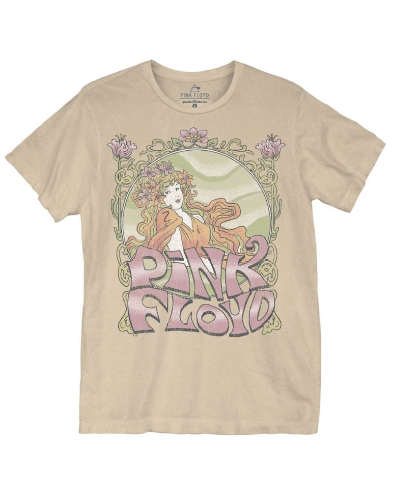 Pink Floyd Floral Lady Vintage T-shirt $8.32 Shirts