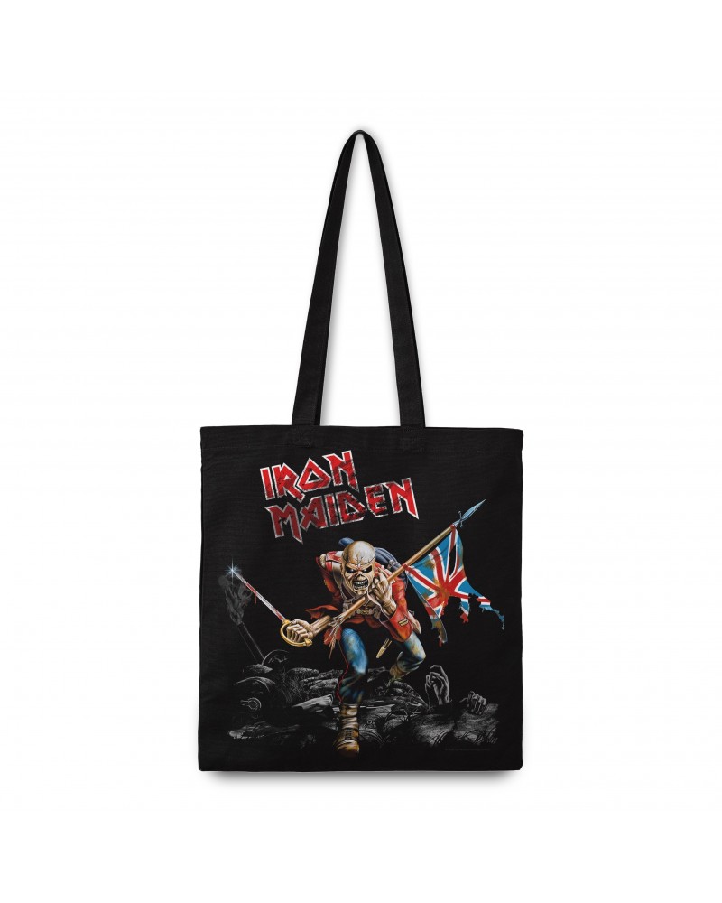 Iron Maiden Rocksax Iron Maiden Tote Bag - Trooper $5.38 Bags