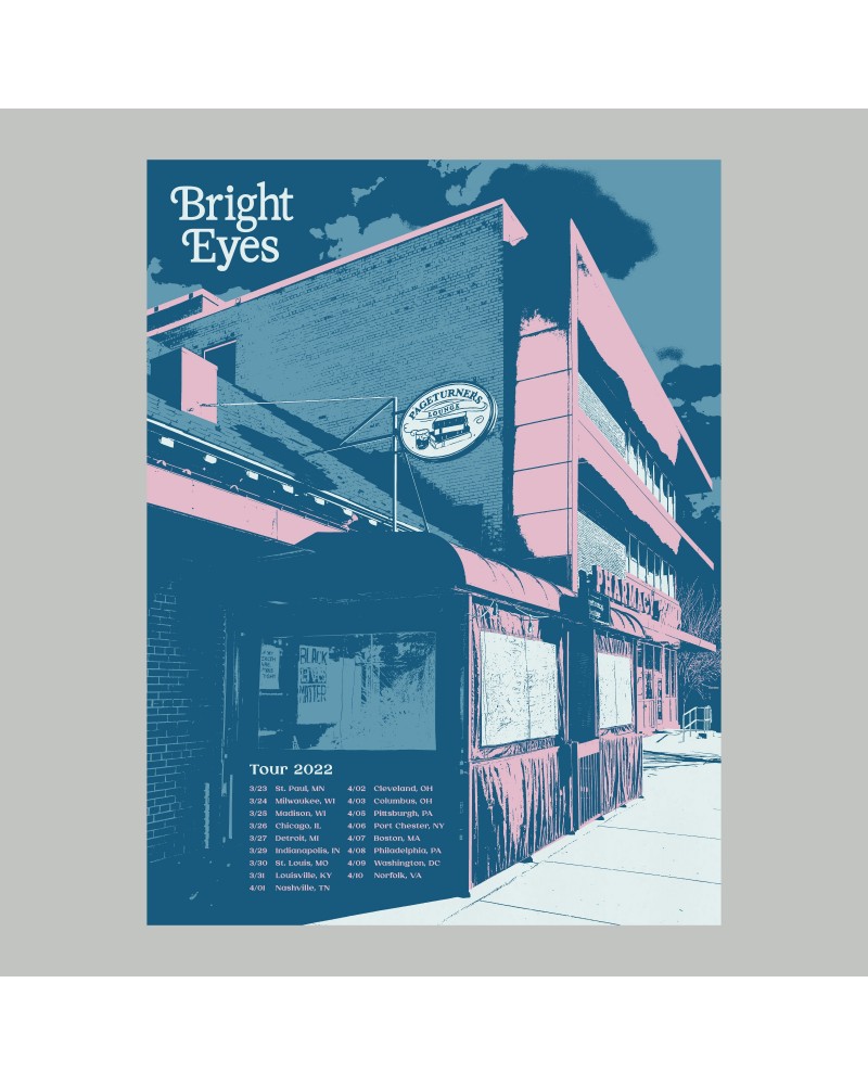 Bright Eyes Spring 2022 Tour Poster $12.90 Decor