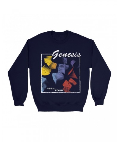 Genesis Sweatshirt | In Concert 1984 Tour Distressed Sweatshirt $16.43 Sweatshirts