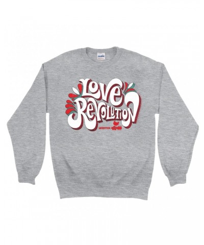 Woodstock Sweatshirt | Love Revolution Design Sweatshirt $15.38 Sweatshirts