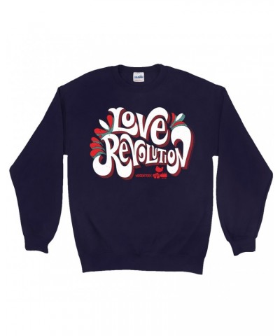 Woodstock Sweatshirt | Love Revolution Design Sweatshirt $15.38 Sweatshirts