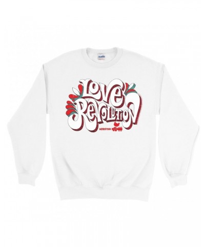 Woodstock Sweatshirt | Love Revolution Design Sweatshirt $15.38 Sweatshirts