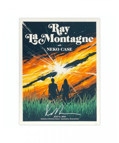 Ray LaMontagne Part Of The Light Tour 2018 - 7/6 Madison WI Poster $9.90 Decor