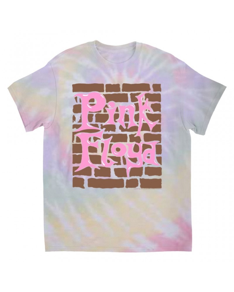 Pink Floyd T-Shirt | Retro The Wall Tie Dye Shirt $8.62 Shirts