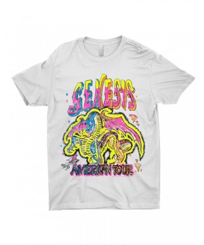 Genesis T-Shirt | Retro American Tour Dragon Shirt $11.48 Shirts