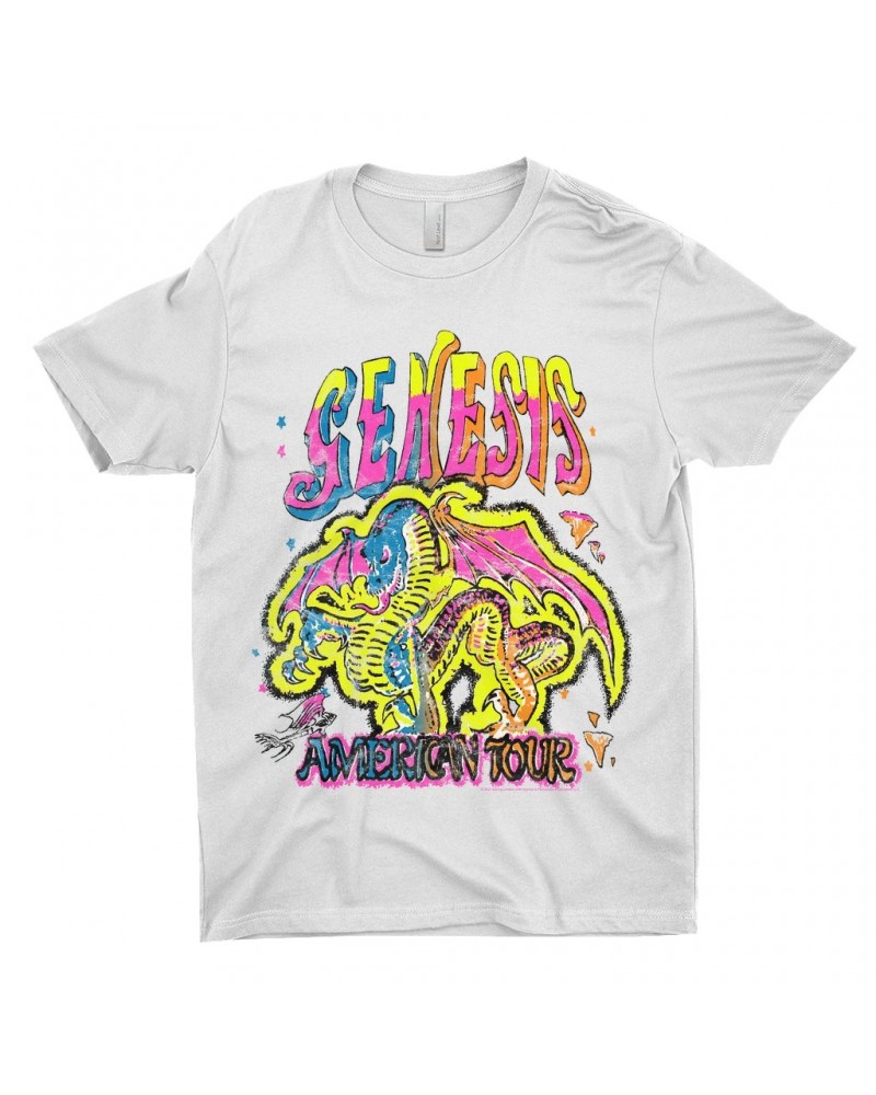 Genesis T-Shirt | Retro American Tour Dragon Shirt $11.48 Shirts