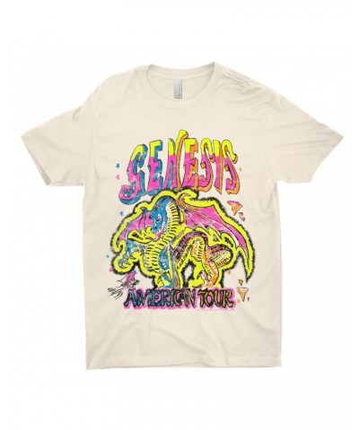 Genesis T-Shirt | Retro American Tour Dragon Shirt $11.48 Shirts