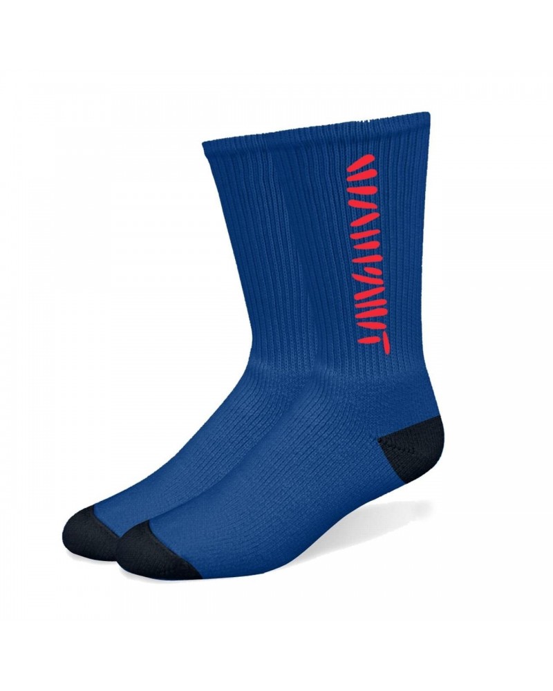 Warpaint Navy/Red Socks $5.92 Footware