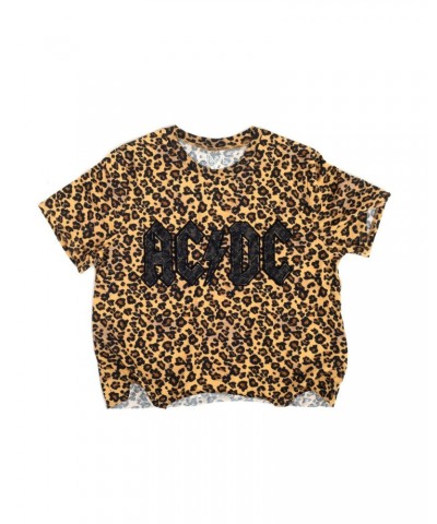 AC/DC Cheetah Print Logo T-shirt $7.05 Shirts