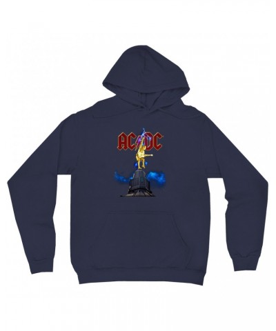 AC/DC Hoodie | Angus Young Thunder Statue Design Hoodie $13.58 Sweatshirts