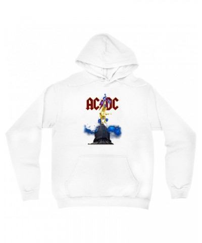 AC/DC Hoodie | Angus Young Thunder Statue Design Hoodie $13.58 Sweatshirts