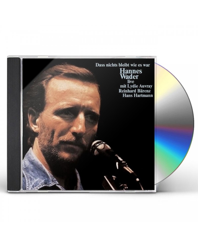 Hannes Wader DASS NICHTS BLEIBT WIE ES WAR CD $9.80 CD