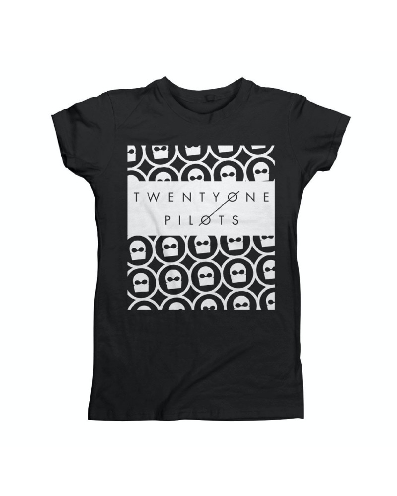 Twenty One Pilots Interlocked Girls T-Shirt $7.80 Shirts