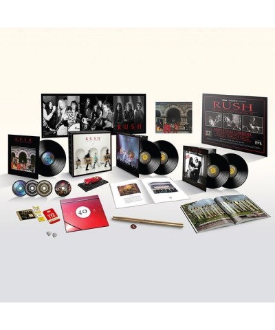 Rush MOVING PICTURES (40TH ANNIVERSARY/SUPER DELUXE/3CD/5LP/BLU-RAY) Vinyl Record $149.96 Vinyl