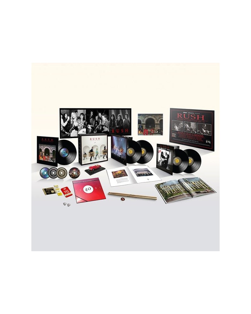 Rush MOVING PICTURES (40TH ANNIVERSARY/SUPER DELUXE/3CD/5LP/BLU-RAY) Vinyl Record $149.96 Vinyl