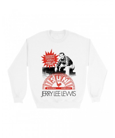 Jerry Lee Lewis Sun Records Sweatshirt | The Killer! Sun Records Sweatshirt $12.93 Sweatshirts