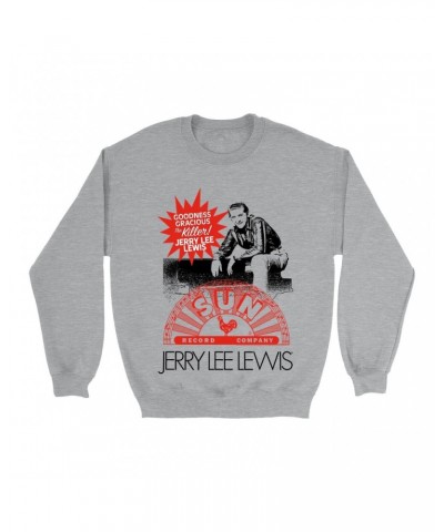 Jerry Lee Lewis Sun Records Sweatshirt | The Killer! Sun Records Sweatshirt $12.93 Sweatshirts