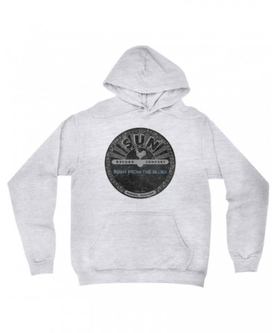 Sun Records Hoodie | Born From Blues Black Label Distressed Hoodie $12.38 Sweatshirts