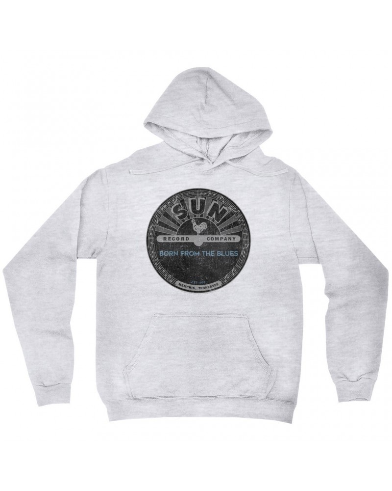 Sun Records Hoodie | Born From Blues Black Label Distressed Hoodie $12.38 Sweatshirts