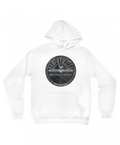 Sun Records Hoodie | Born From Blues Black Label Distressed Hoodie $12.38 Sweatshirts